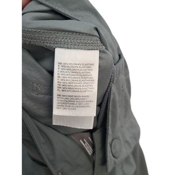 The North Face Paramount Convertible Pants Women's Gray Green Size 8 - Picture 5 of 5